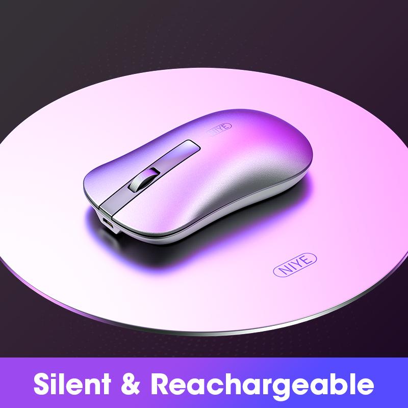 Chuột Bluetooth Không Dây 2.4GHz Chuột Cho Huawei Chuột Yên Tĩnh DPI Gaming Văn Phòng Ergonomic Cho Macbook Laptop PC