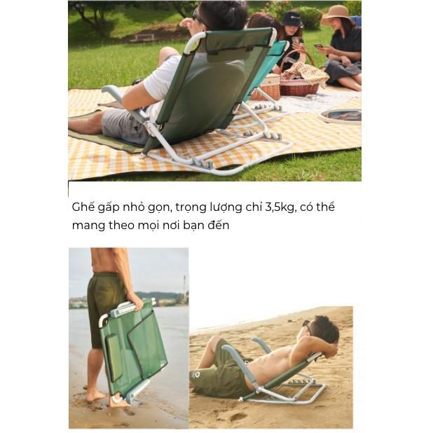 GHẾ THƯ GIÃN NGỒI BỆT TAY VỊN ĐIỀU CHỈNH 5 GÓC NGHIÊNG RELAX TIME có đệm lót ️ FREESHIP ️