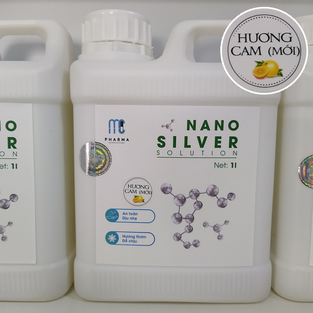 Dung dịch Nano Bạc MC Pharma khử mùi khử khuẩn cho xe ô tô, nhà cửa, văn phòng dùng cho máy phun khói
