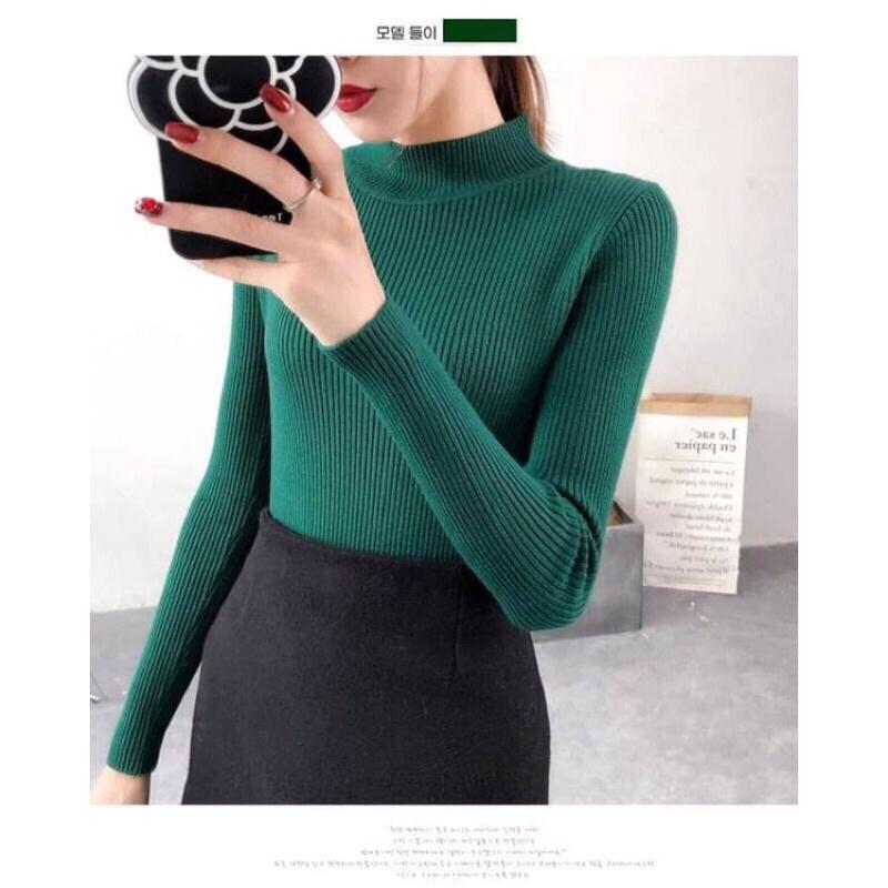 _ áo len gân cổ 3p chất lượng cao