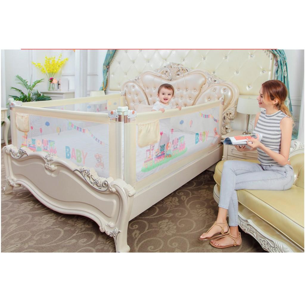 Bộ 3 thanh chắn giường bảo vệ Bé Yêu - ShopToro - AsiaMart