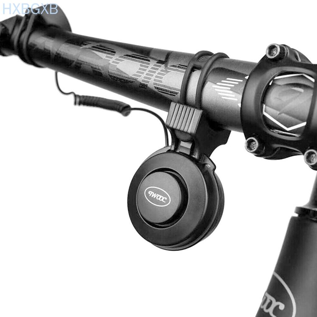 Electric Bike Bell Ring Waterproof ABS Plastic Adjustable 4 Tones Bike Horn USB Rechargeable Quick-release