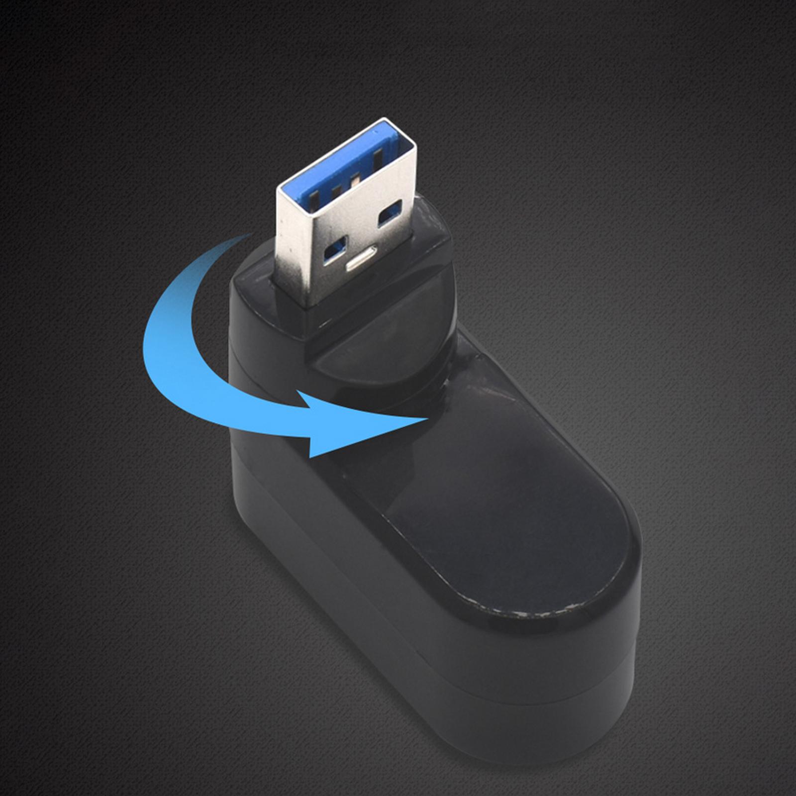 Bộ điều hợp Hub USB 3 trong 1 Cổng đầu ra TV USB 3.0 kép