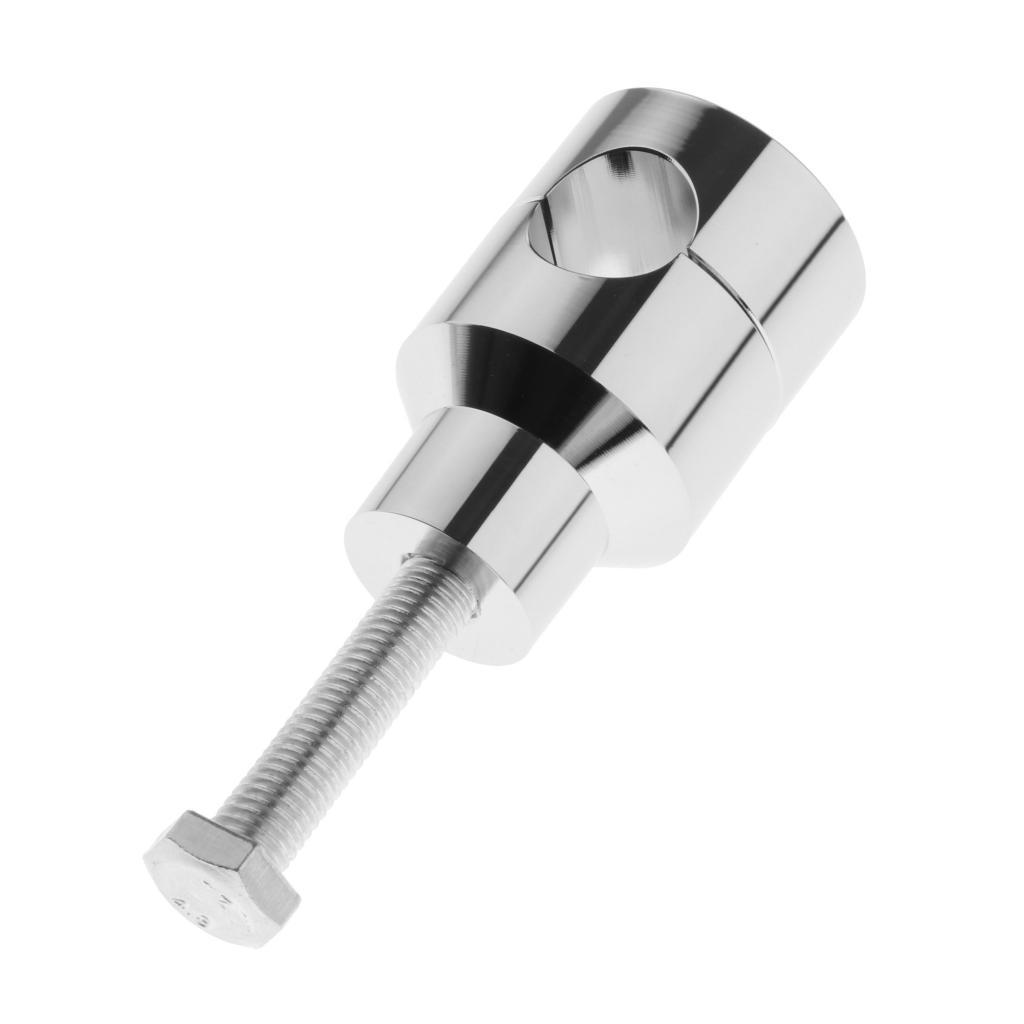 Chrome Round 22mm Handlebar Riser Clamp for Harley Kawasaki Suzuki Yamaha Honda