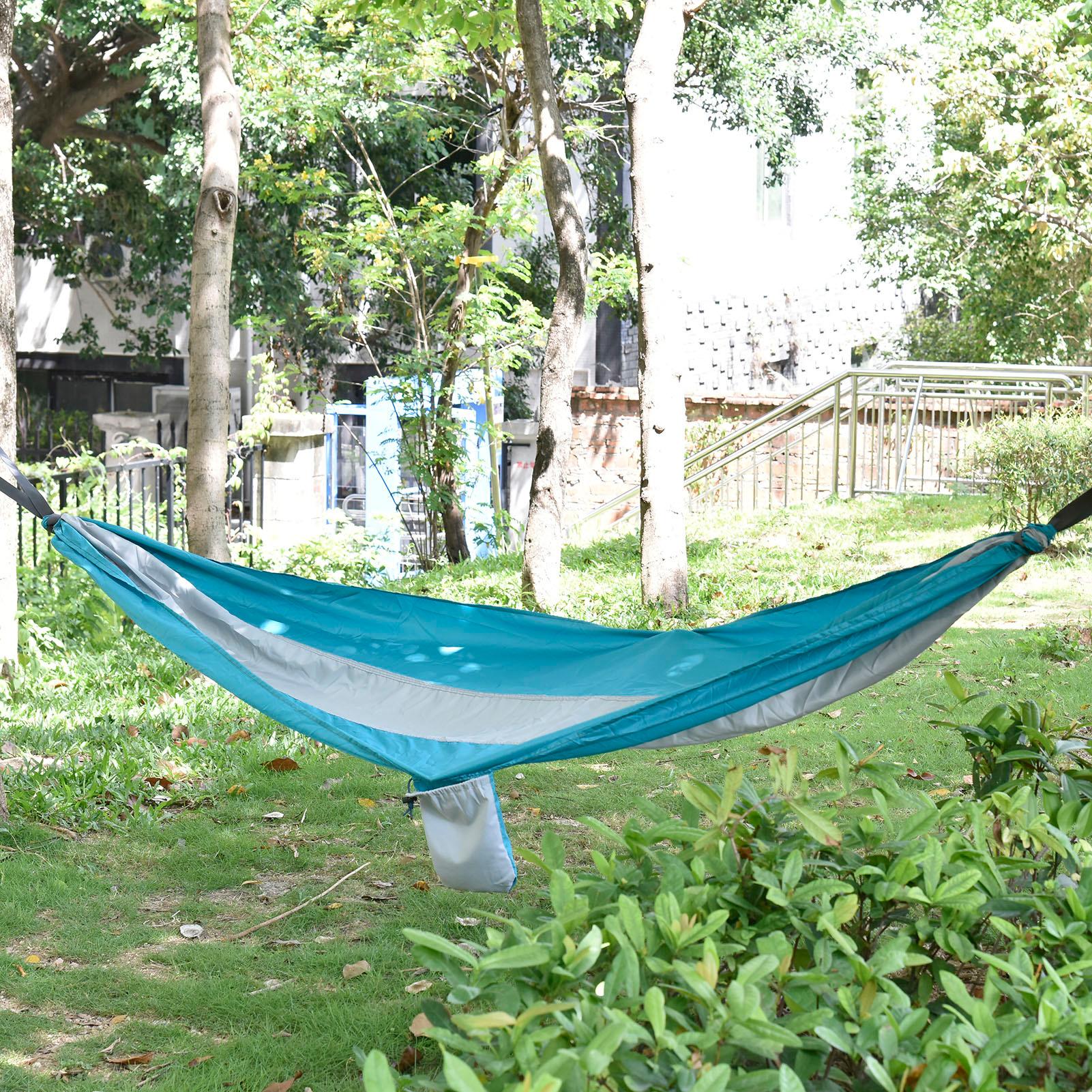 Đĩa Đơn Võng Ngoài Trời Rollover Phòng Chống Cắm Trại Vải Canvas Võng Treo Xoay Giường Cho Sân Du Lịch Đi Bộ Đường Dài Dropshipping