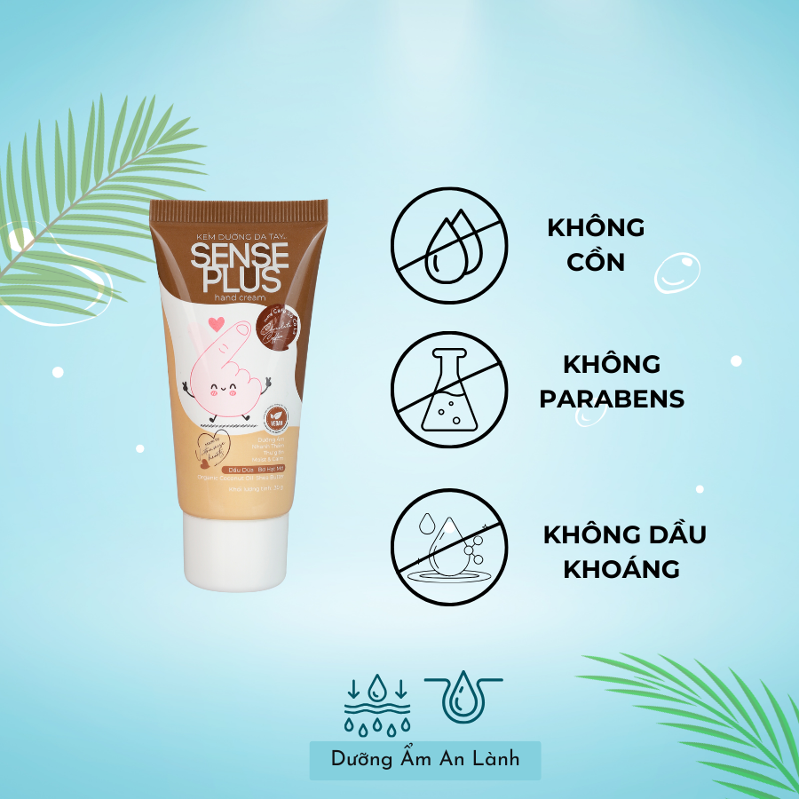 KEM DƯỠNG DA TAY SENSE PLUS HAND CREAM HƯƠNG CÀ PHÊ SOCOLA 30G