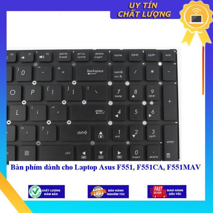 Bàn phím dùng cho Laptop Asus F551 F551CA F551MAV - Hàng Nhập Khẩu New Seal