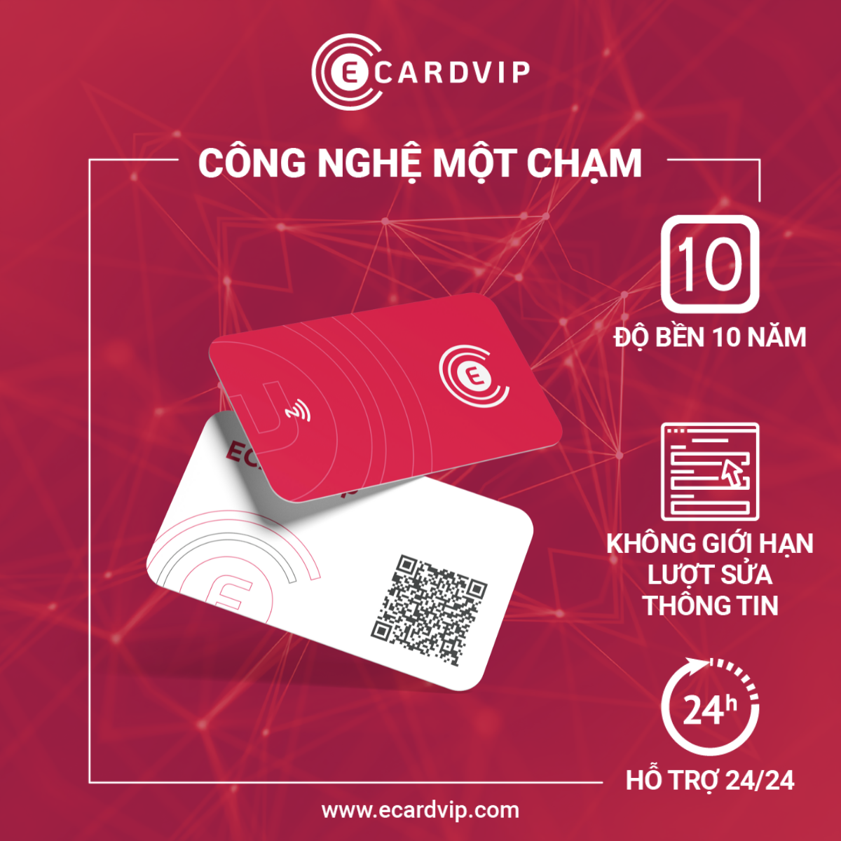 [BASIC] Thẻ cá nhân thông minh, danh thiếp điện tử thông minh, card visit điện tử