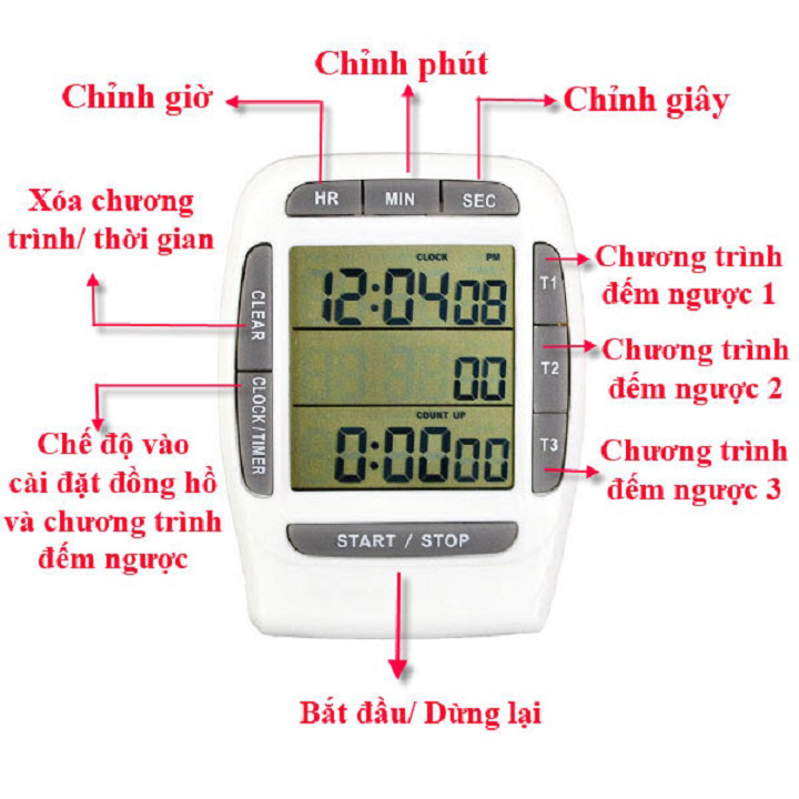 Đồng hồ để bàn đếm ngược V1