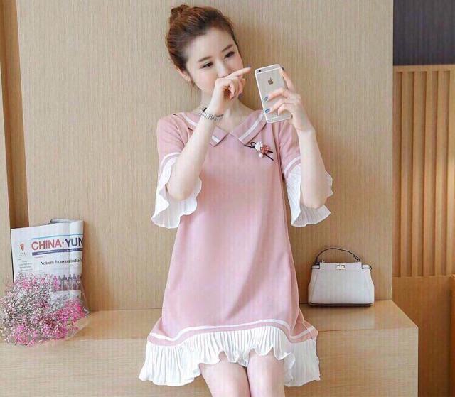 Đầm suông dập ly cao câp Lt09