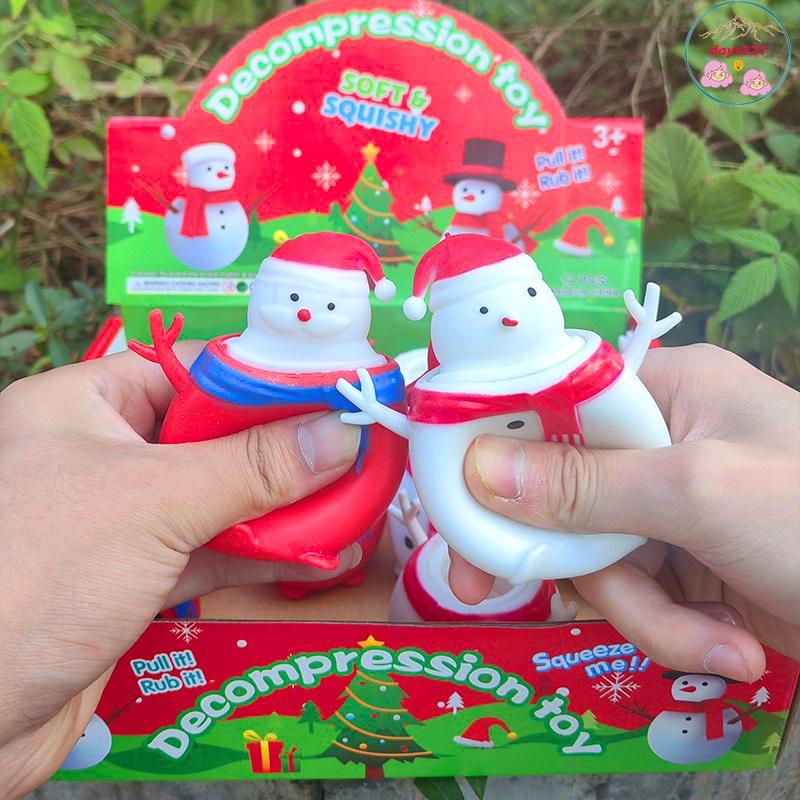 Squishy ÔNG GIÀ NOEL trốn trong người tuyết thú trốn trong cốc chó trốn trong chuồng ếch ngồi đáy giếng gà trốn trong gi