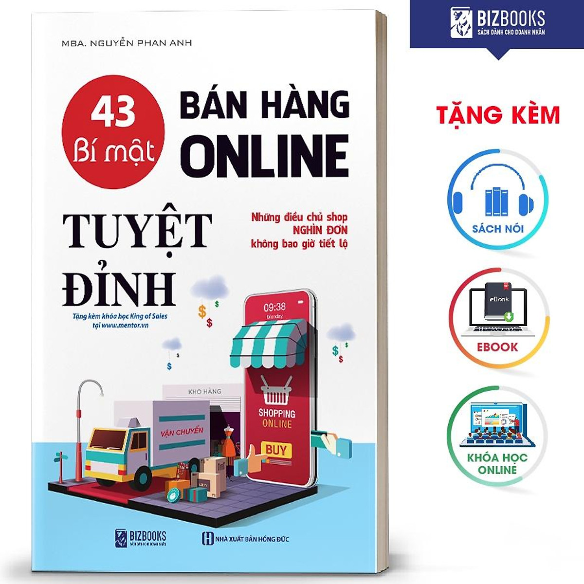 BIZBOOKS - Sách 43 Bí Mật Bán Hàng Online Tuyệt Đỉnh: Những Điều Chủ Shop Nghìn Đơn Không Bao Giờ Tiết Lộ - MinhAnBooks