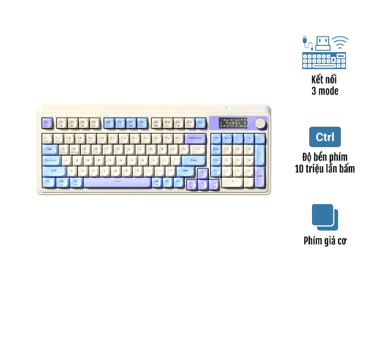 Bàn phím giả cơ Gaming không dây AULA S99 PRO 3 MODE - Hàng Chính Hãng