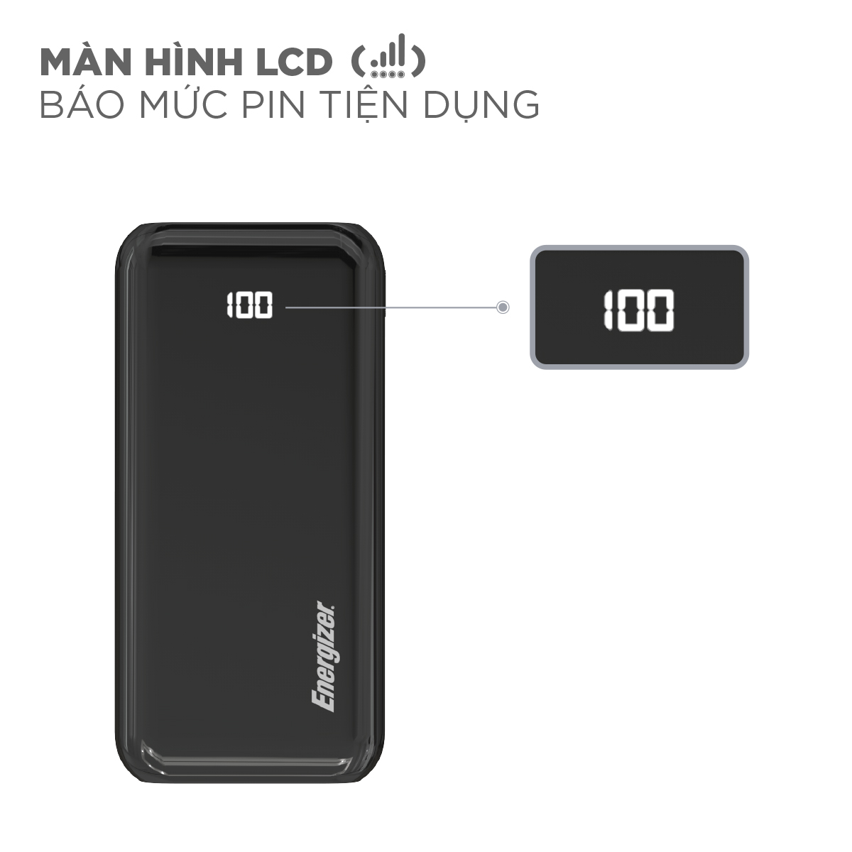 Combo Sạc dự phòng Energizer 20,000mAh UE20011C + Sạc Mophie 18w - Cáp Mophie C to Lightning 1M - HÀNG CHÍNH HÃNG