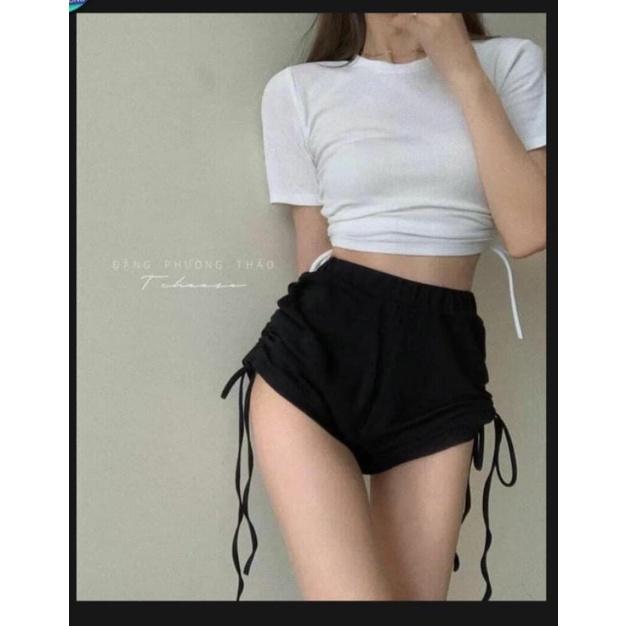 Quần đùi thể thao rút dây 2 bên