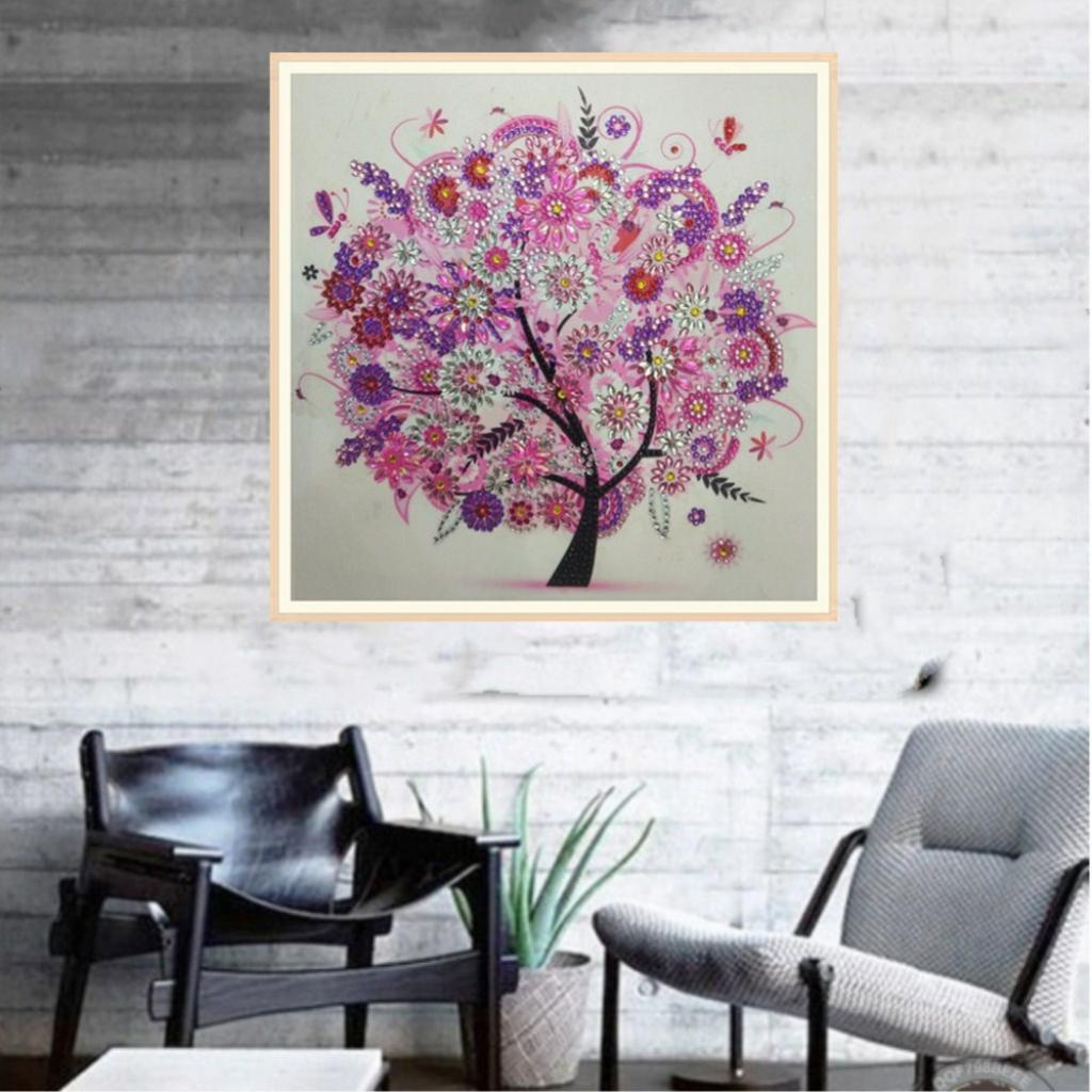 DIY Diamond Painting Special Shaped Tree Diamond Painting DIY Crafts Spring