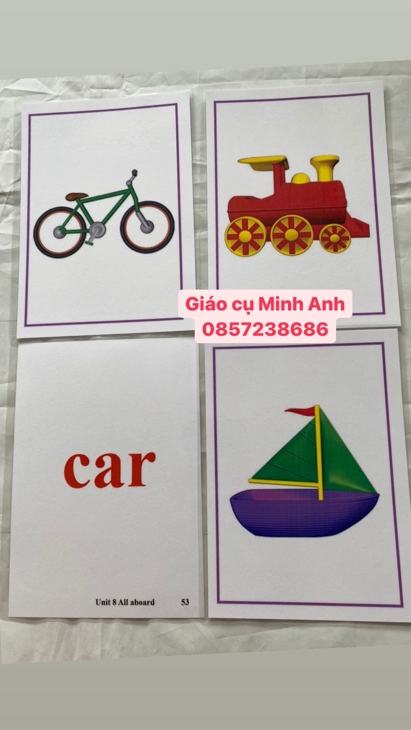 Flashcard SUPER MIND STARTER -64 thẻ ép plastic bền đẹp