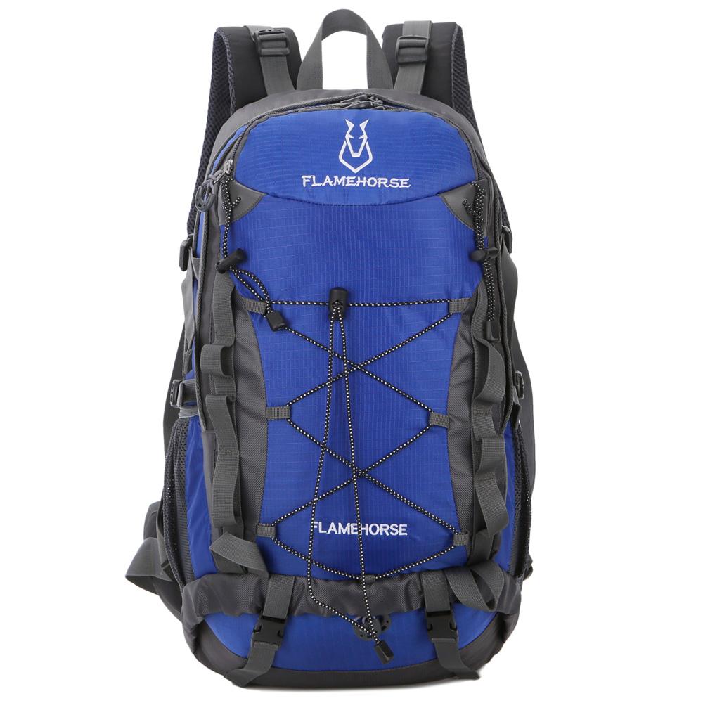 Ba lô thể thao ngoài trời Daypack 40L bằng vải nylon chất lượng cao, chống nước và chống rách, nhiều túi