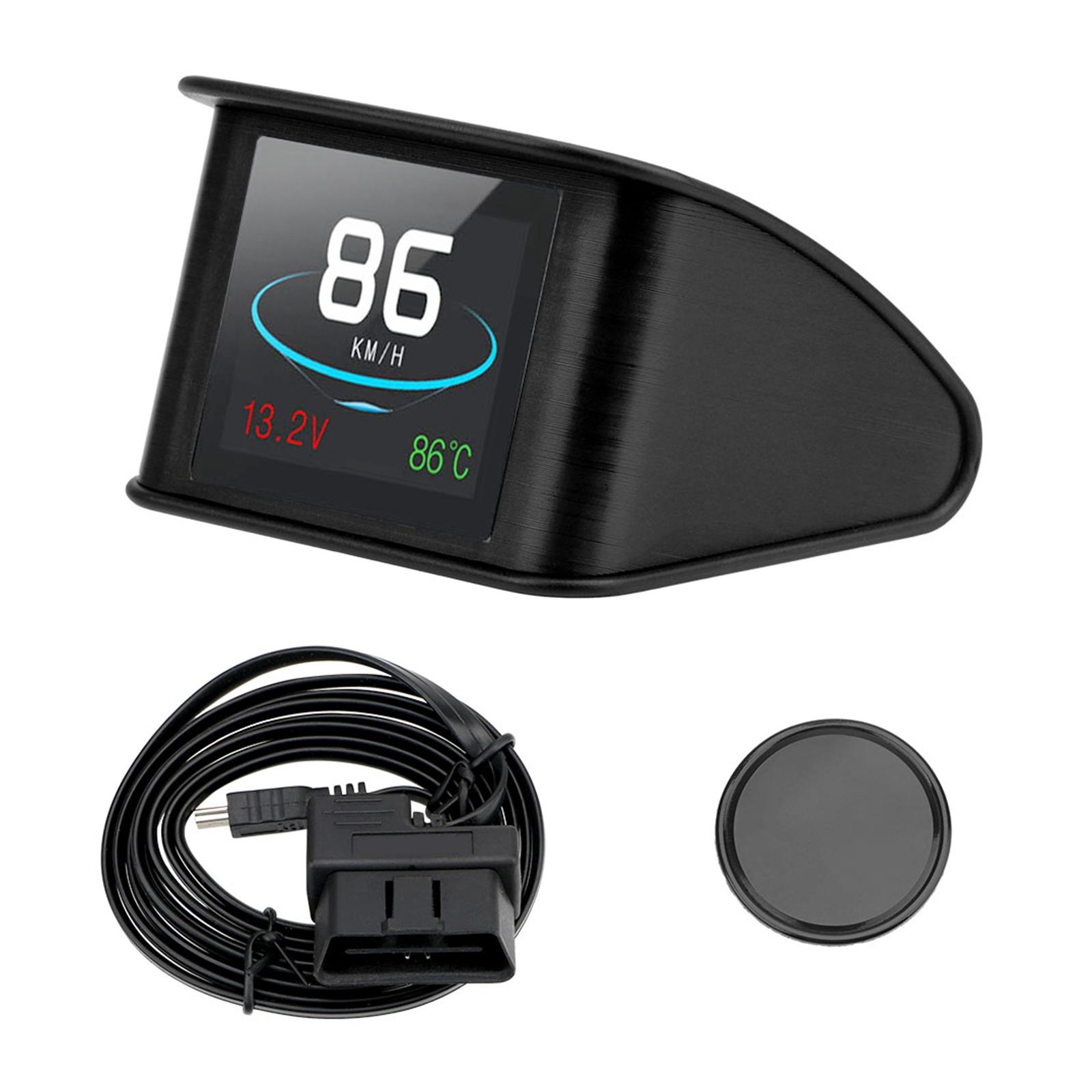 Universal LCD Screen Car Head Up Display OverSpeed Alarm for All Vehicle