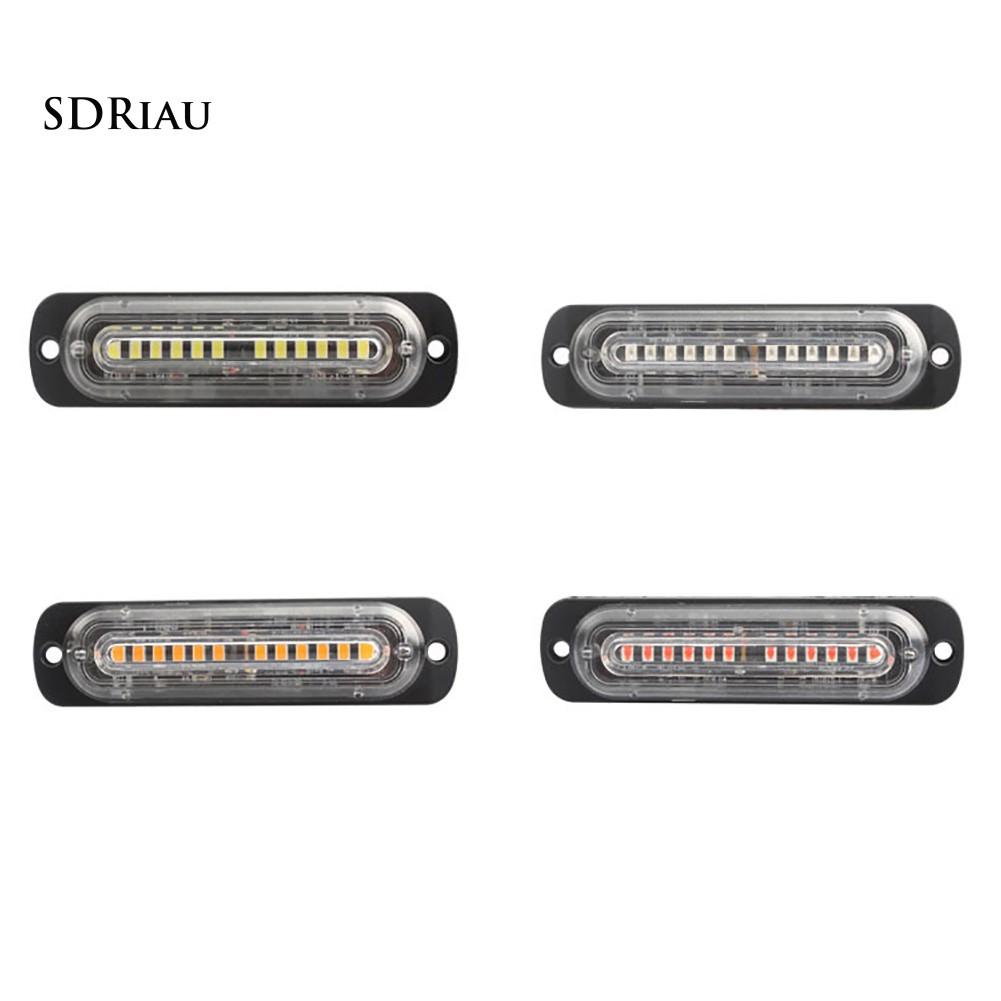 Đèn Led Cảnh Báo 12 Bóng 12-24v 36w Cho Xe Hơi Xe Tải