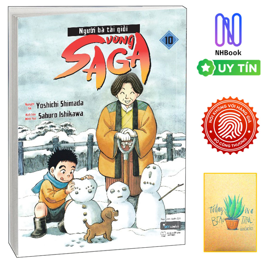 Sách - Người Bà Tài Giỏi Vùng Saga Tập 10 - Skycomics ( Tặng Kèm Sổ Tay Xương Rồng )