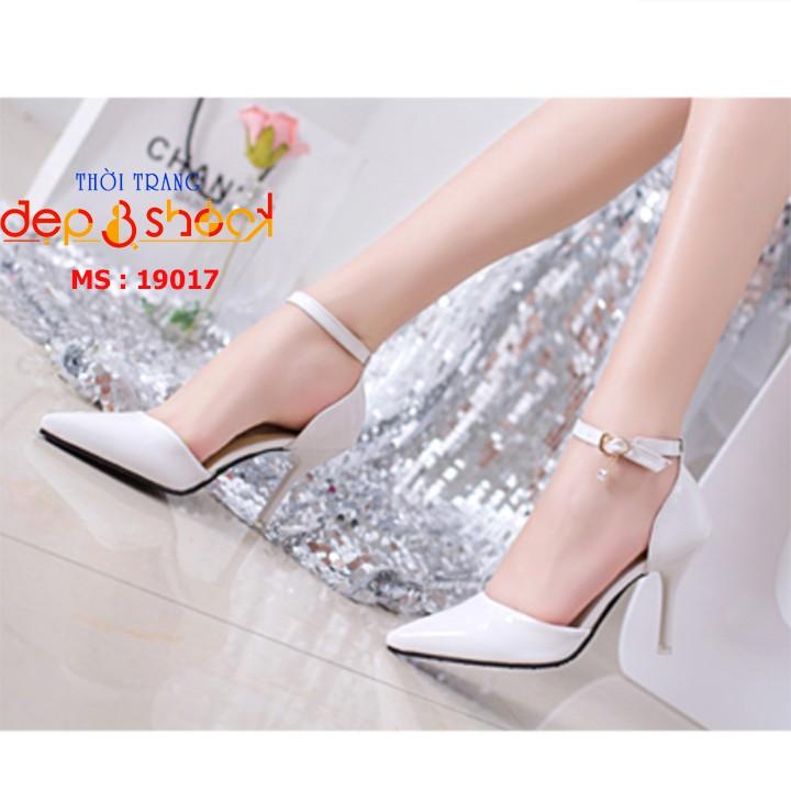 Giày sandal cao gót bít mũi size lớn 41 41 43 MS19017