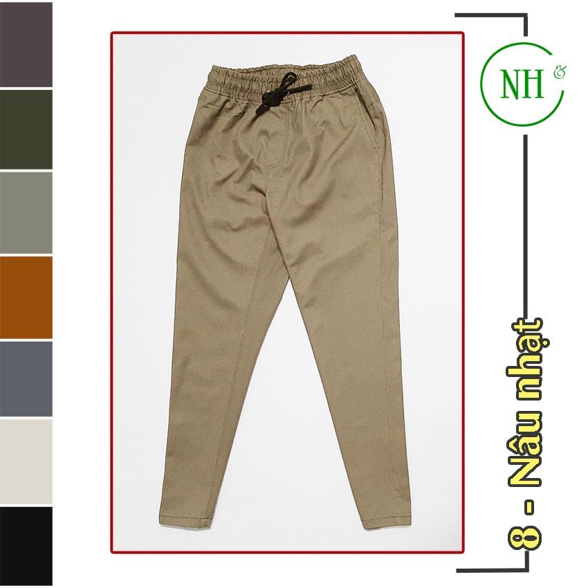Quần kaki nam BIG SIZE đến 110kg, quần nam SIZE ĐẠI chất kaki co giãn, quần lưng thun NH SHOP