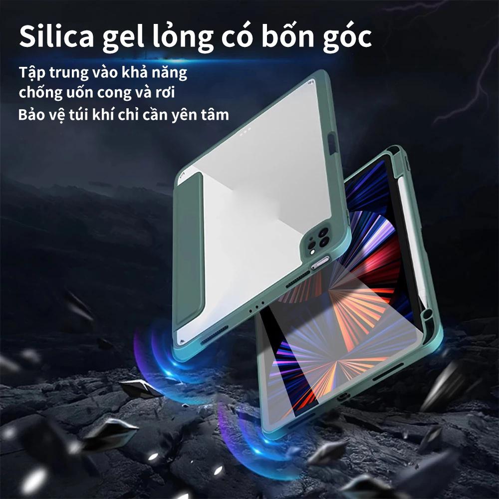 A5656 - Bao da dành cho Ipad Mini6 iPad Gen9 10.2 11 Inch 2021 Ipad Air4 10.9 Vỏ Acrylic Có Thể Tháo Rời