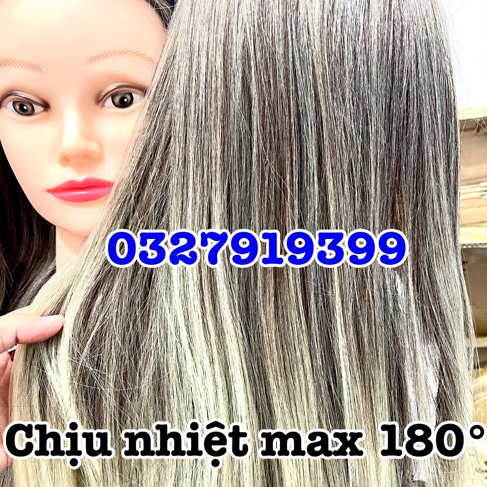 Đầu manocanh chịu nhiệt , học cắt tóc Xám Khói A200