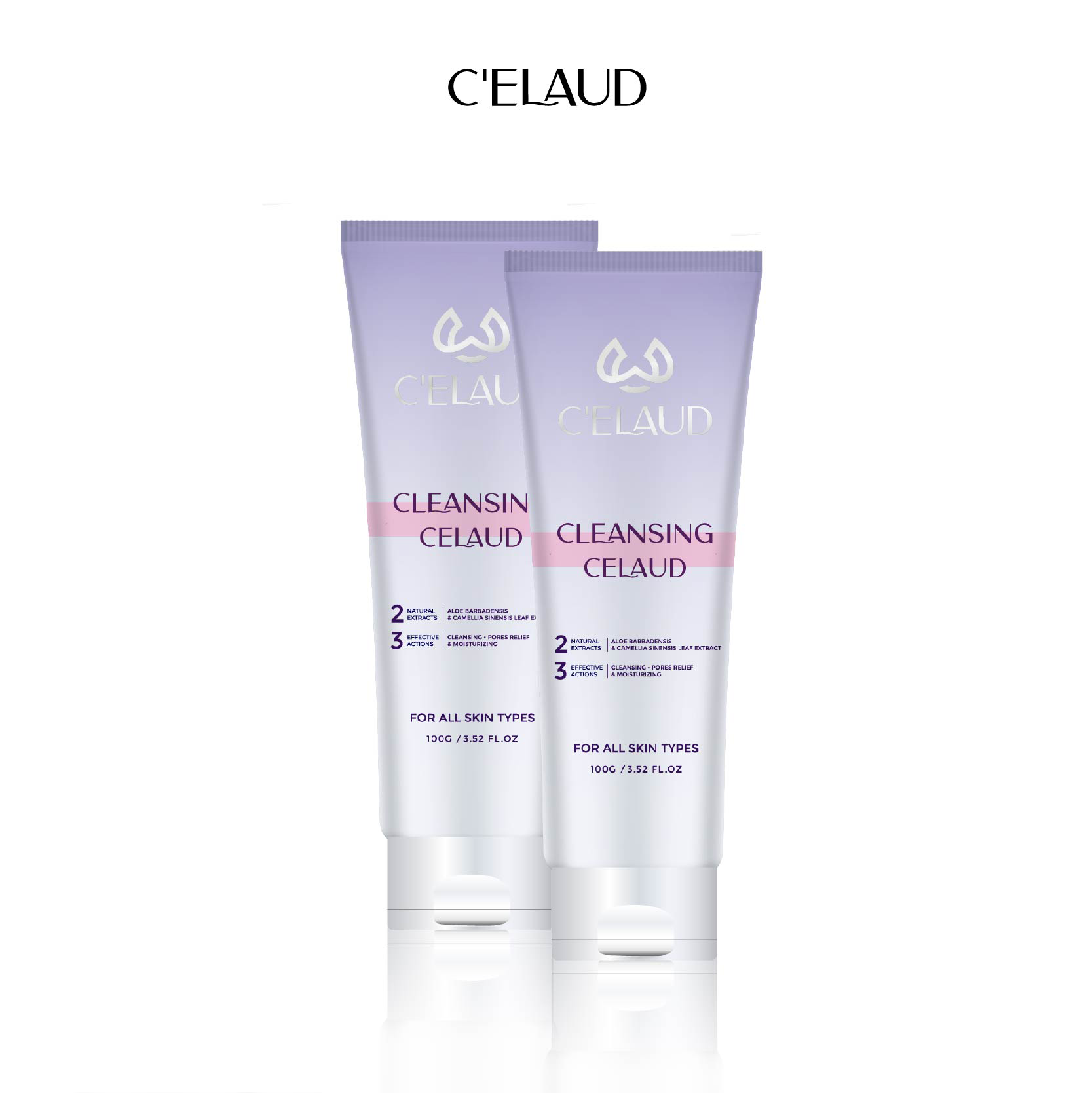 Combo 2 sữa rửa mặt làm sạch sâu và cân bằng độ pH cho da Cleansing Celaud