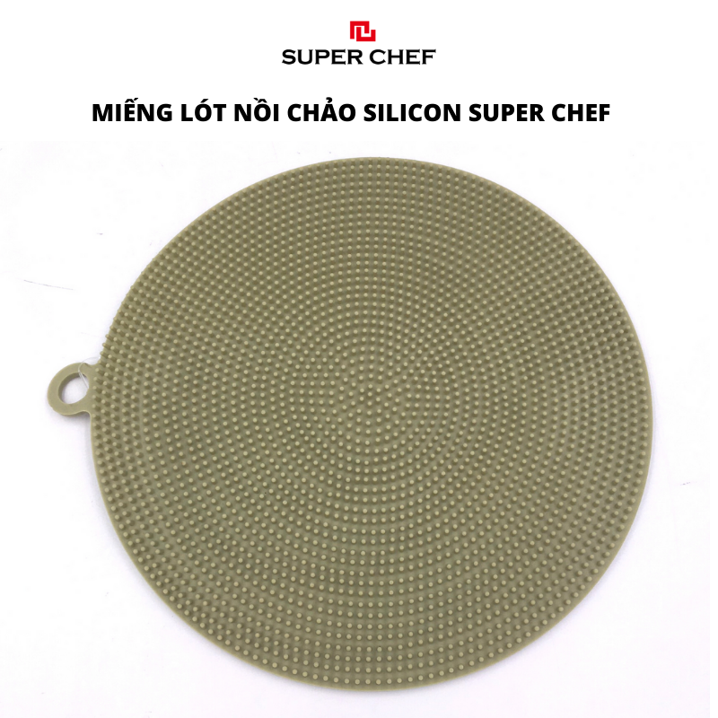 Miếng Lót Nồi Chảo Silicon Đa Năng 3 Trong 1 ( Lót nồi, Nhấc nồi, Rửa Chén Bát) Super Chef Mềm Dẻo Chiu Nhiệt, Siêu Bền Bỉ, Tiện Lợi Và Bắt Mắt