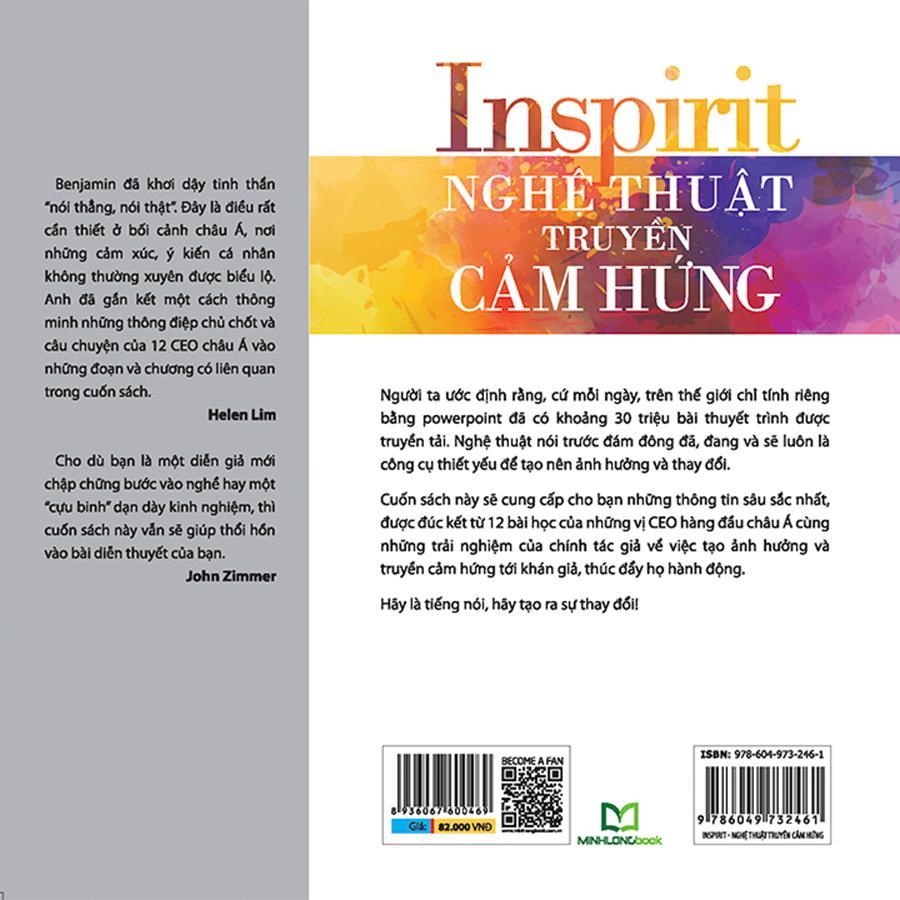 Sách: Insprit - Nghệ Thuật Truyền Cảm Hứng -12 chiến lược để thuyết trình hiệu quả - TSKN