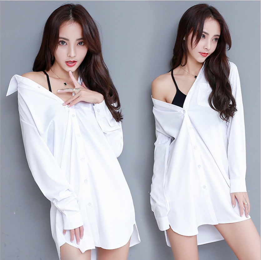 Đầm sơ mi nữ form rộng Haint Boutique HB156