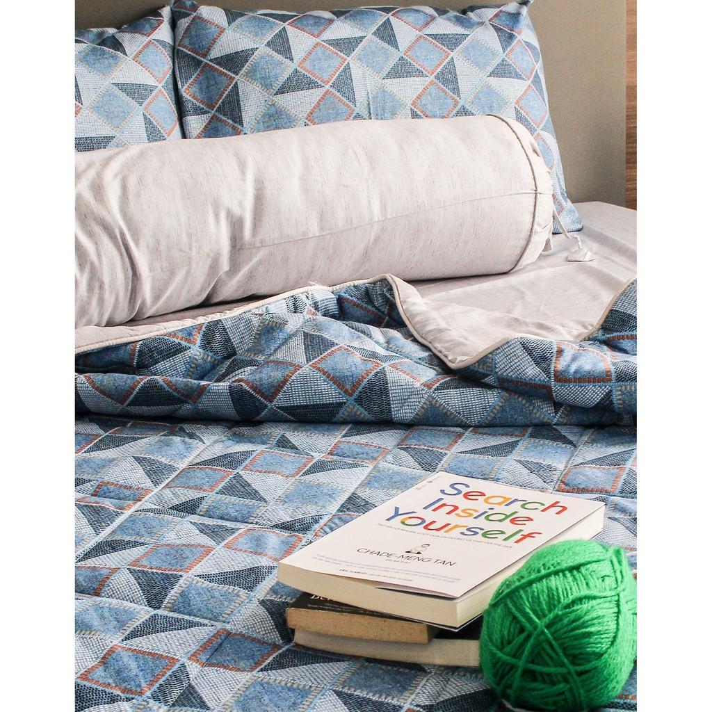 Chăn Ga Gối Niam Cotton tự nhiên 1M4 - 1M6 - 1M8 mã CMB.17