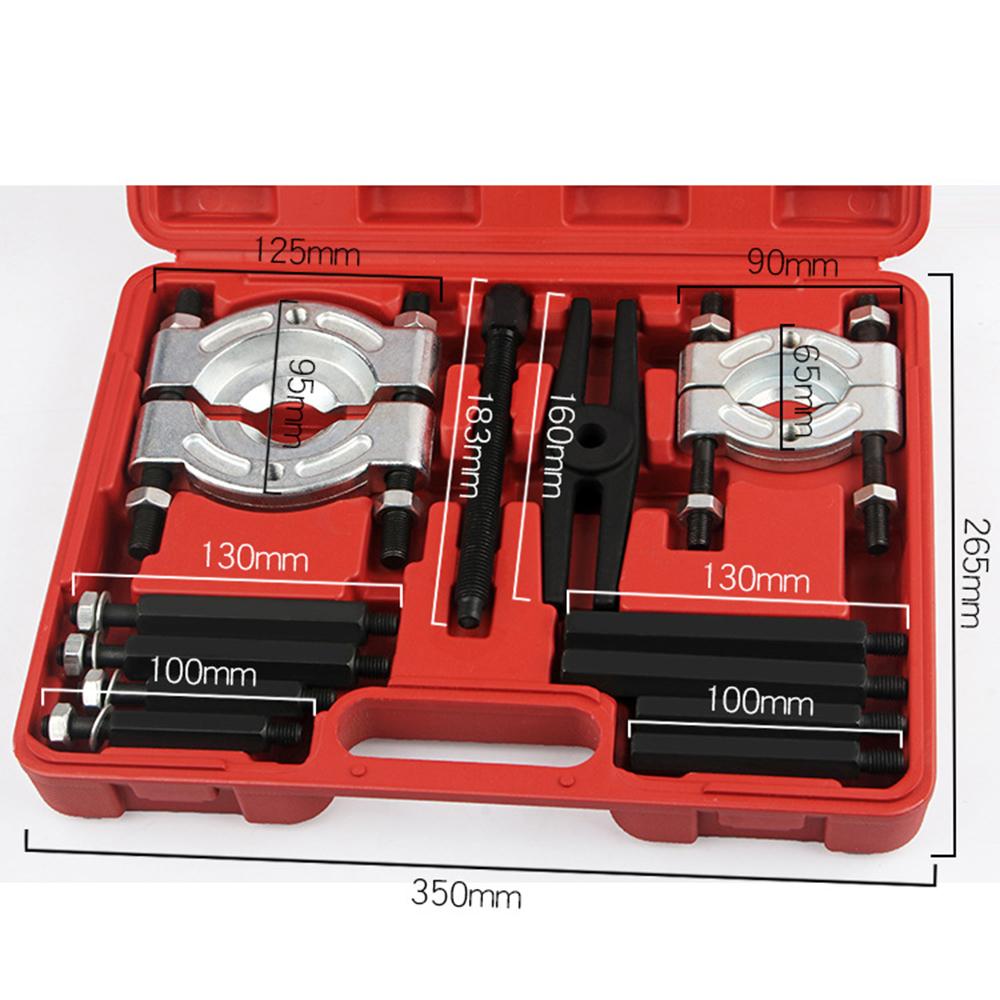 14 PCS Bearing Separator Puller Kit Heavy Duty Bearing Splitter Remover for Wheel Hub Gear Pinion Automotive Repair Tool