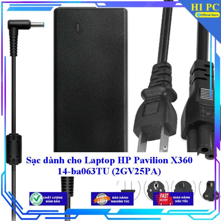 Sạc dành cho Laptop HP Pavilion X360 14-ba063TU - Kèm Dây nguồn - Hàng Nhập Khẩu