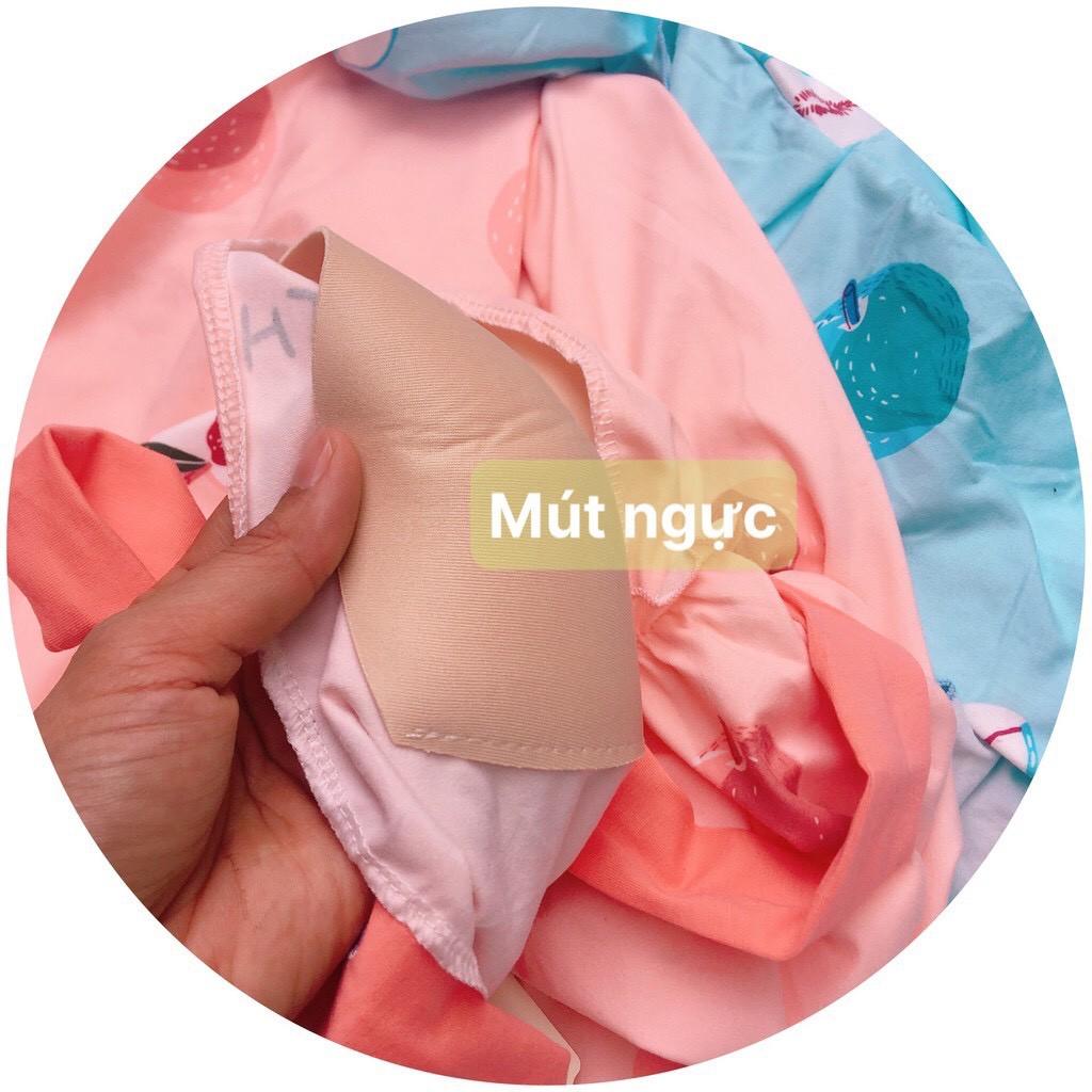Váy nữ váy bầu 2 dây có đệm mút MÙA HÈ cực kì thoải mái cho chị e từ 45 - 70kg