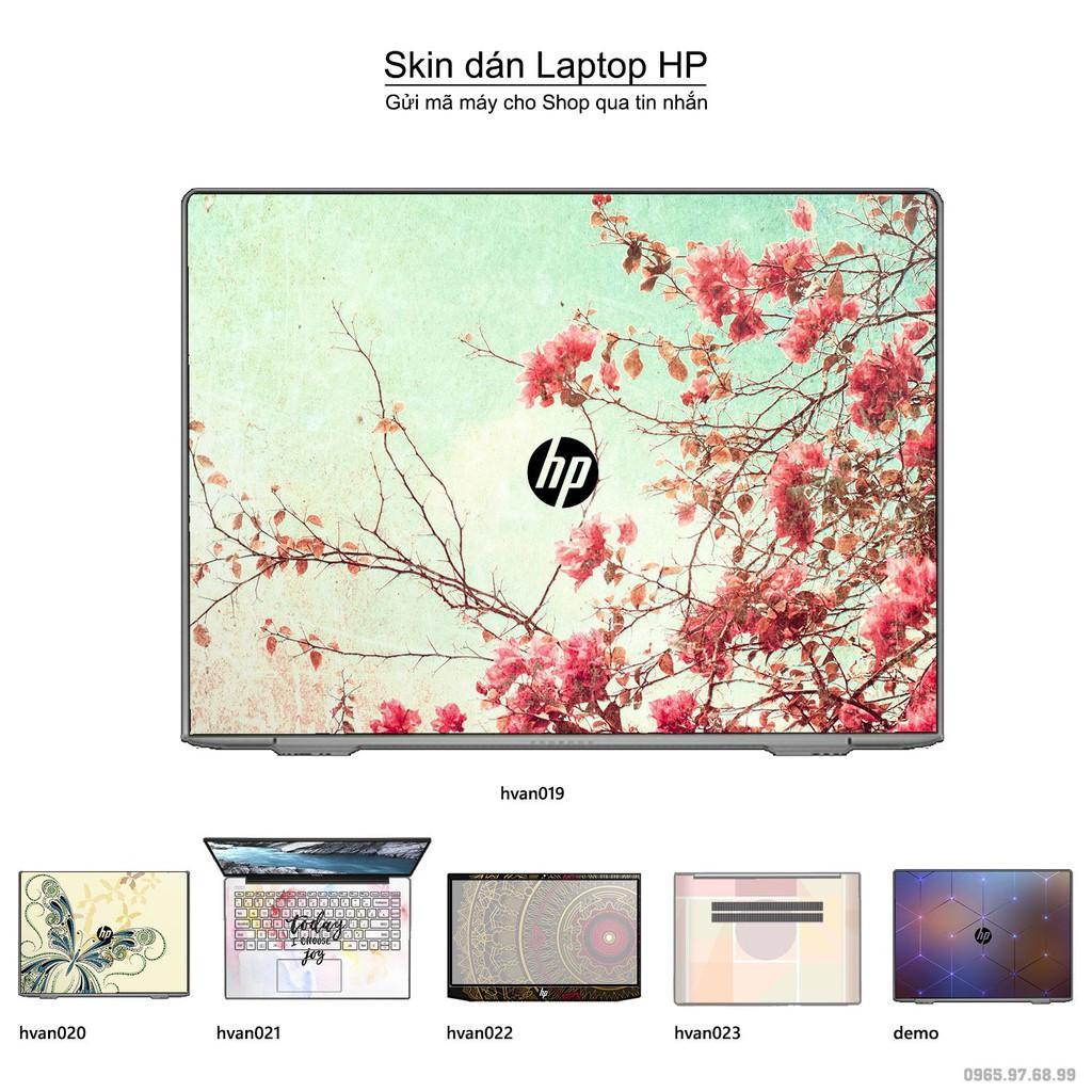 Skin dán Laptop HP in hình Hoa văn _nhiều mẫu 4 (inbox mã máy cho Shop)