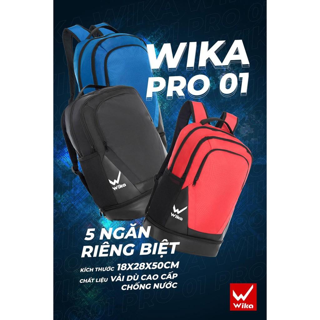 Balo Wika Pro 01 siêu bền, chất liệu vải dù hỗ trợ chống thấm nước