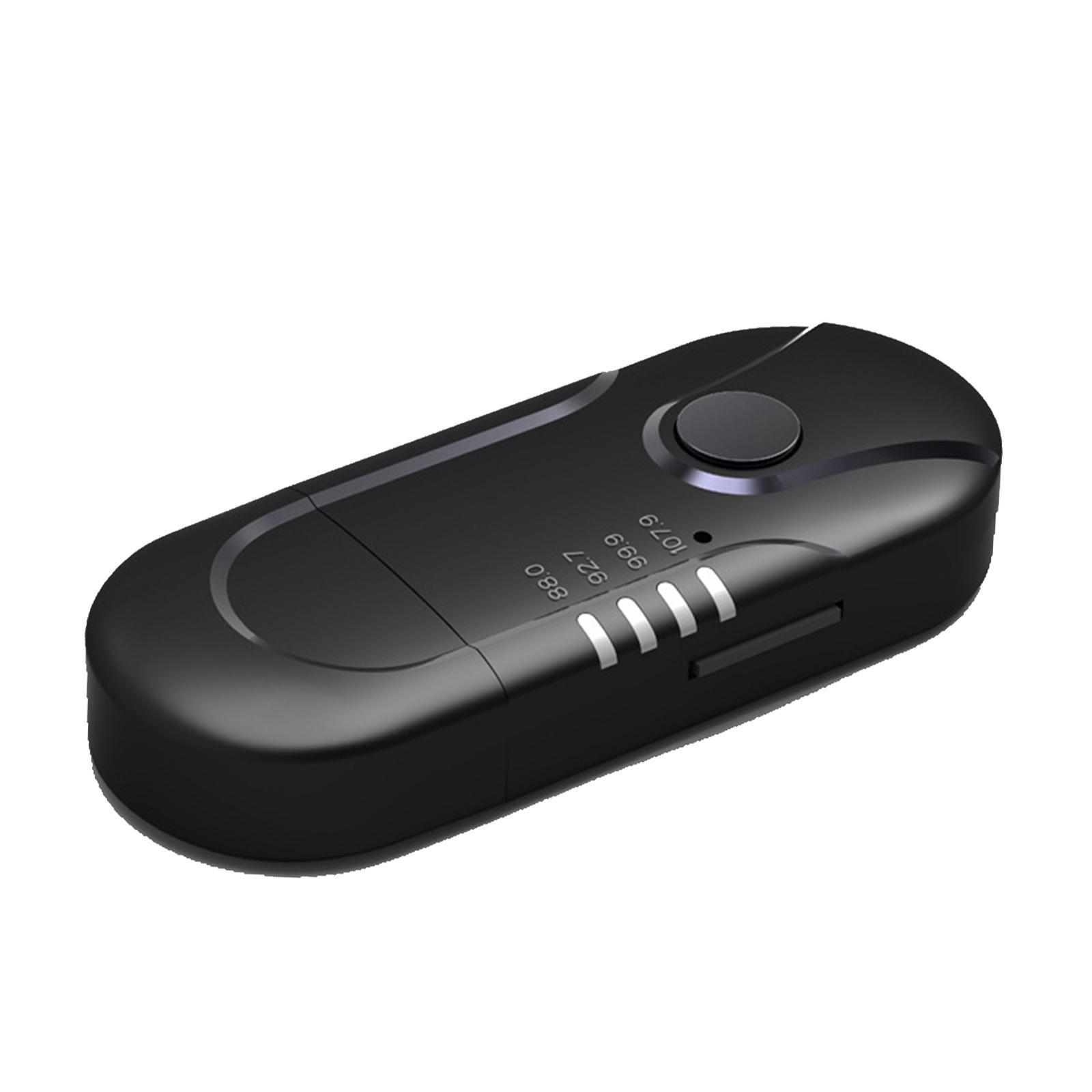 USB Bluetooth Adapter Music Player Mini FM Receiver for AUX PC