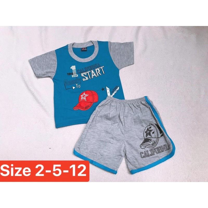 BỘ THUN COTTON CHO BÉ TRAI