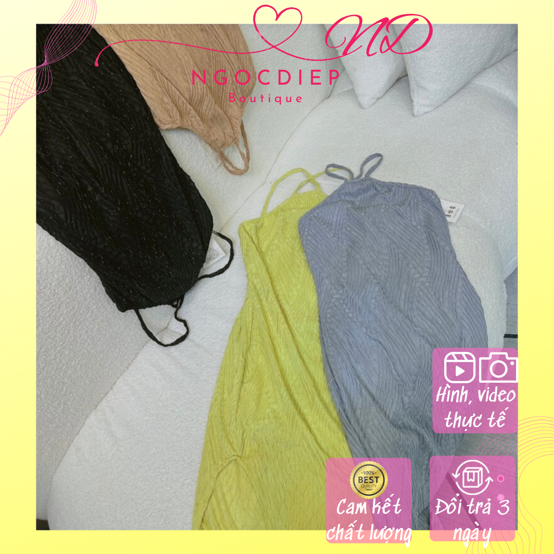 Đầm Cổ Yếm Ôm Body Siêu Tôn Dáng