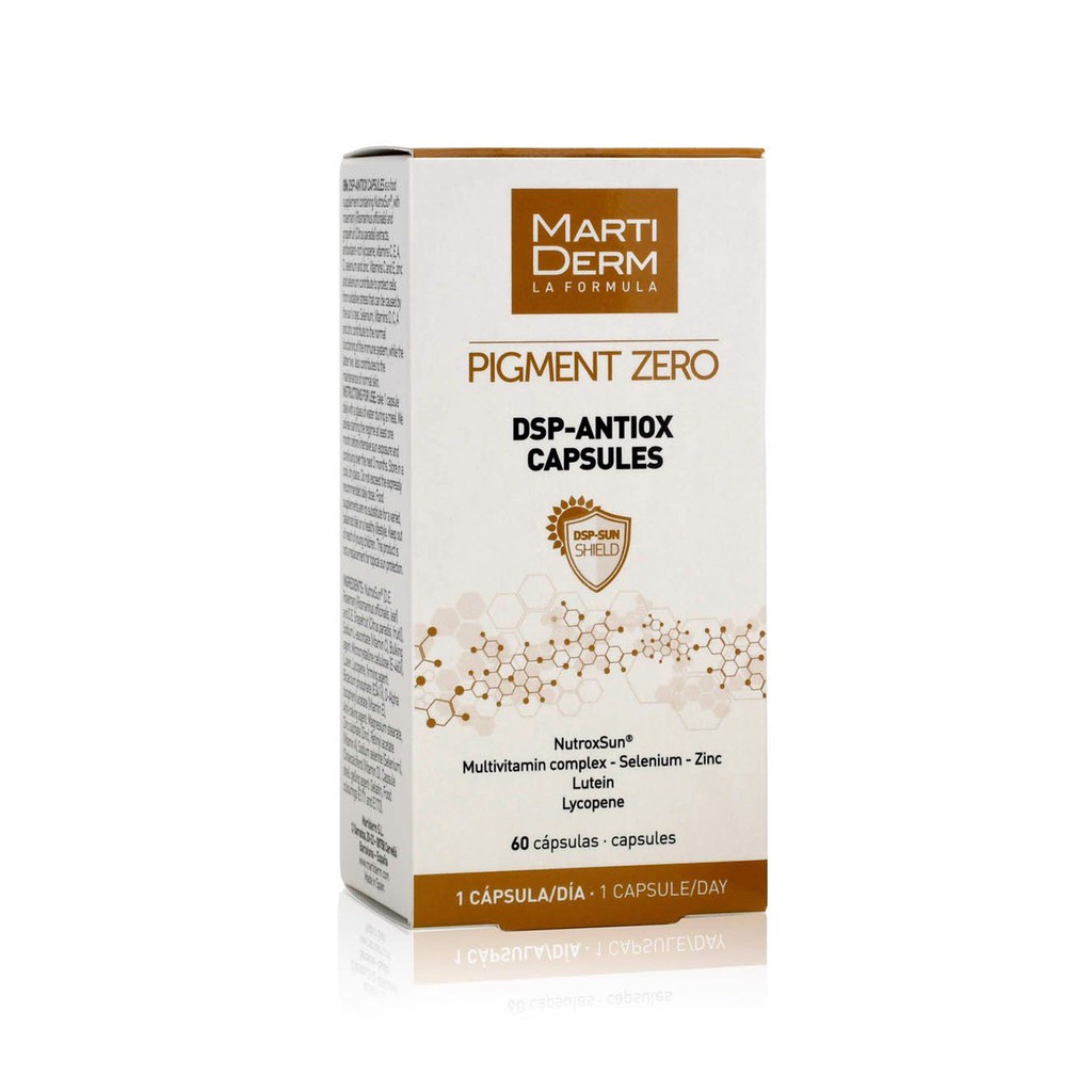 Viên Uống Chống Nắng, Làm Sáng Da - MartiDerm Pigment Zero DSP Antiox Capsules