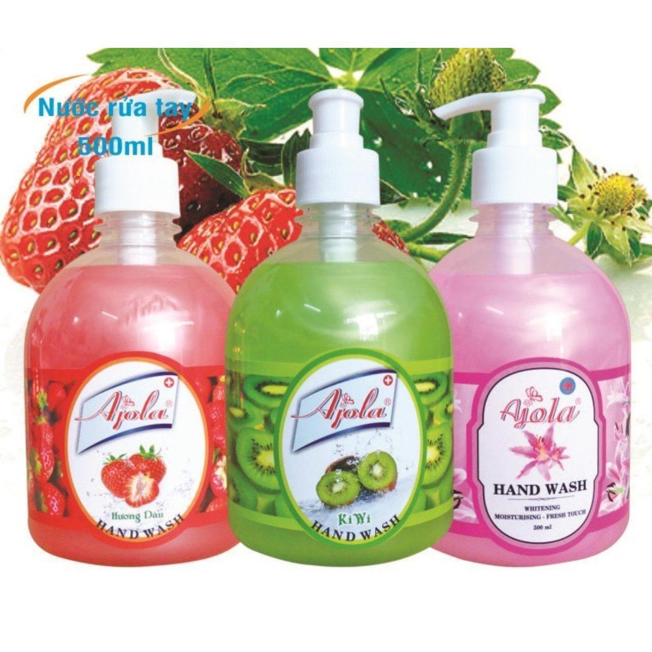 Nước Rửa Tay Hương Trái Cây Ajola 500Ml