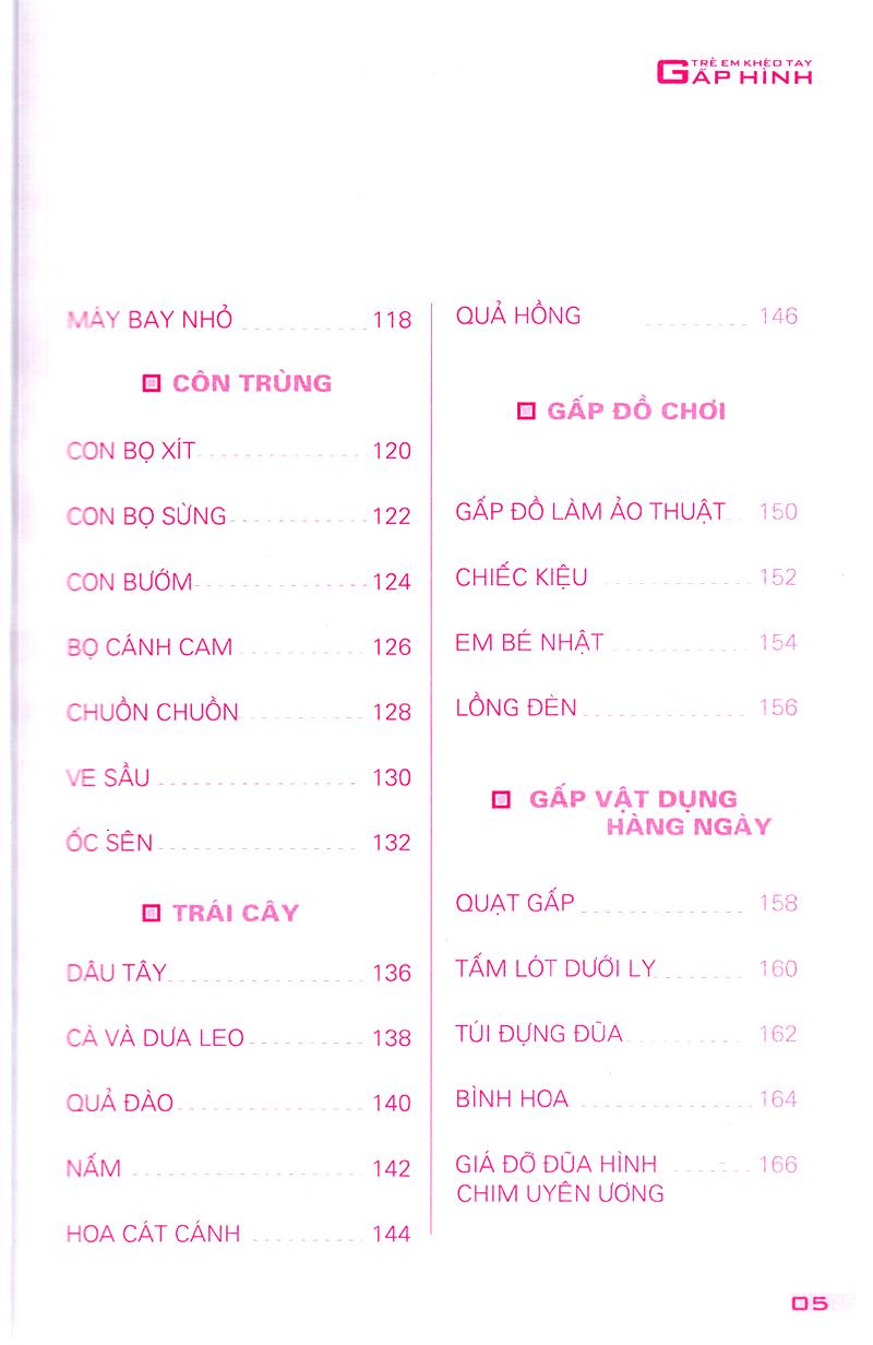 Sách Trẻ Em Khéo Tay Gấp Hình - Tập 2 (Tái Bản)