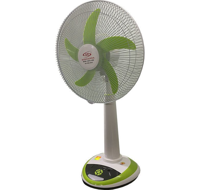 Quạt Sạc Tích Điện 16 Inch Honjianda HJD-FL416H Tích Hợp Đèn LED Và Cổng Sạc USB - Màu Ngẫu Nhiên - Hàng Chính Hãng