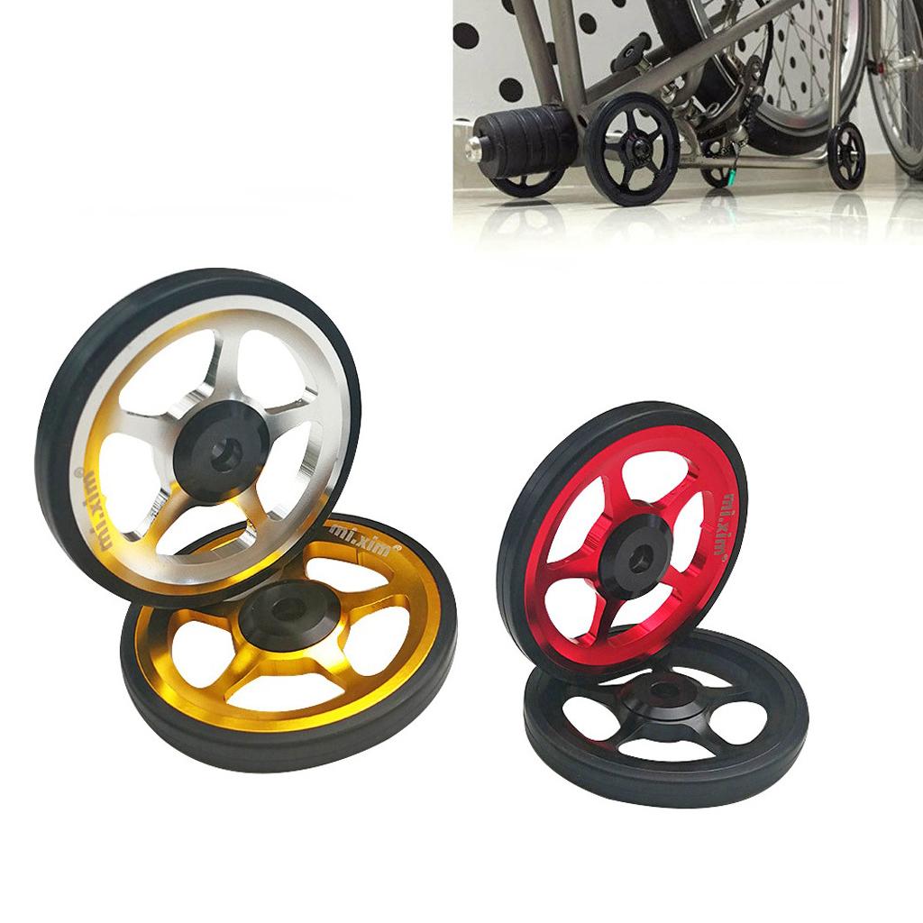 4pcs Folding Easy Wheel Bike Transport Easywheel For Brompton
