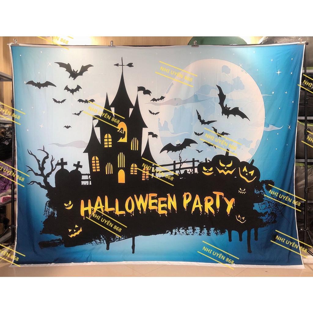 Thảm vải chụp ảnh / Thảm vải treo tường / Tranh vải decor chủ đề Halloween
