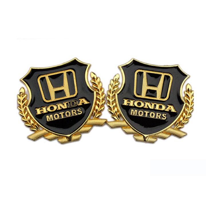 Bộ 2 Logo dạng Bông lúa theo xe Honda