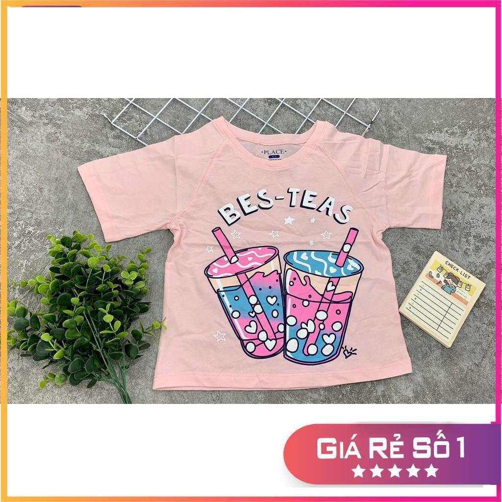 Áo lửng Place bé girl form to. Áo dáng ngắn, chất liệu cotton co dãn tốt. Cho bạn từ 22-50kg